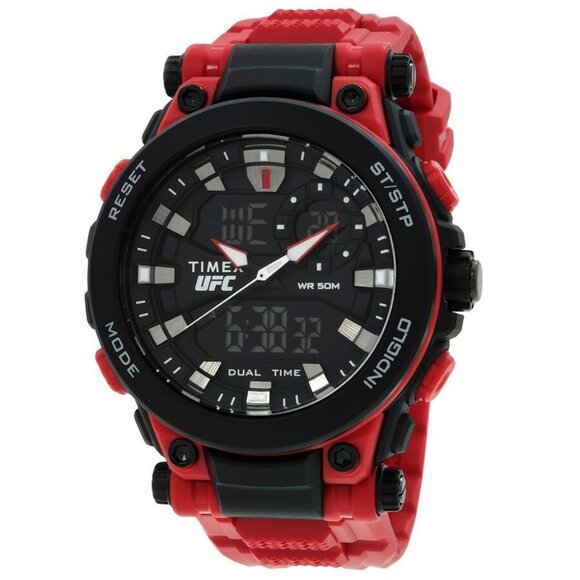 FX04384B NWT Timex Fashion Men's Quartz Resin Authentic Watch - Picture 1 of 3